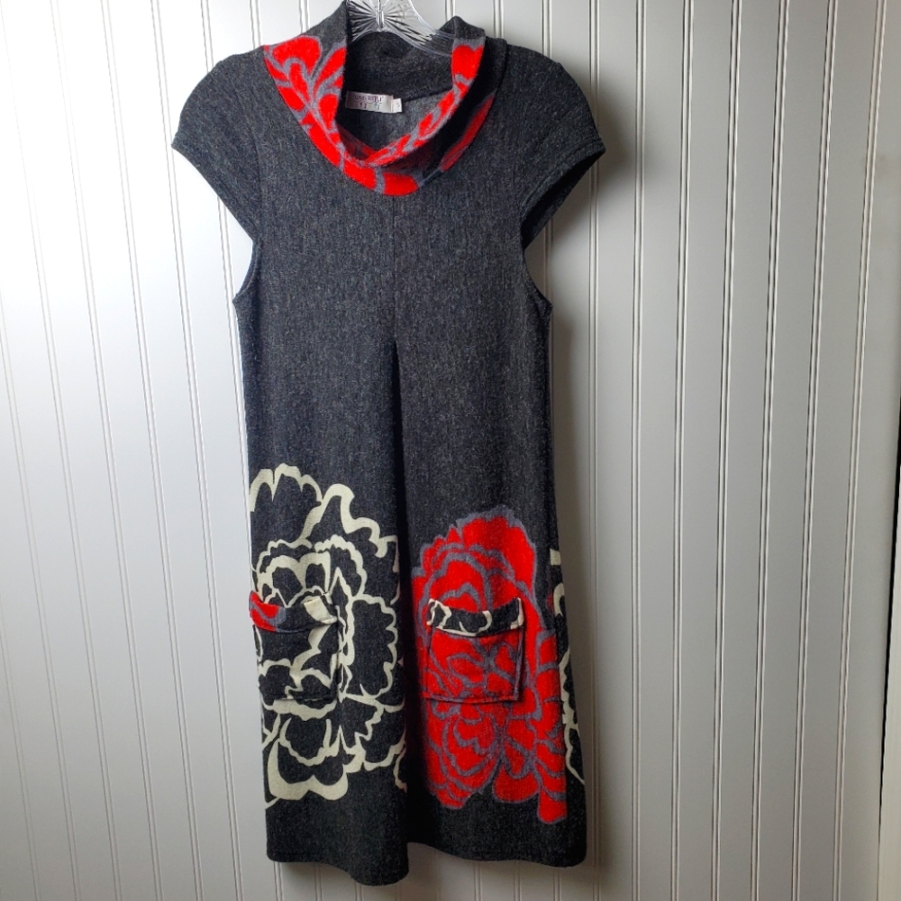 Funky People bold sweater dress size small